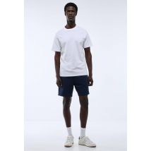 Sport - Short de tennis uni en molleton de coton bio gots - Bleu foncé - XXL - Homme