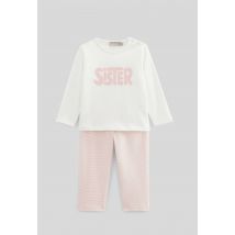 Bout'chou - Pyjama manches longues en jersey - Beige Ecru - 24 mois - Bébé
