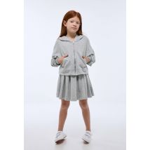 Jupe short en molleton - Gris - 14 ans - Enfant - Monoprix