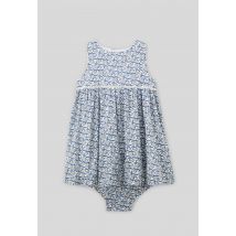 Robe avec bloomer imprimés - collection cérémonie - Beige clair - 6 mois - Bébé Fille - Monoprix Premium