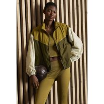 Sport - Veste zippée tricolore - Vert foncé - L - Femme