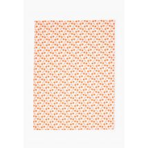 Torchon imprimé, 50x70, coton recycle - Orange - Unique - Monoprix