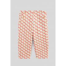 Bout'chou - Pantalon taille élastique imprimé en coton bio gots - Beige clair - 9 mois - Bébé