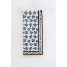 Carré imprimé en coton bio gots - Beige clair - Unique - Femme - Monoprix