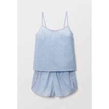 Pyj coton imp - Beige Ecru - M - Femme - Monoprix