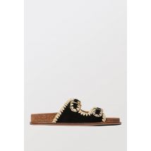 Sandales en cuir - Noir - 39 - Femme - Monoprix Premium