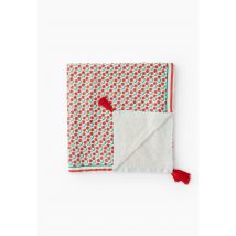 Fouta enfant imprimé , 70x140cm, 100% coton - Rouge - Unique - Monoprix