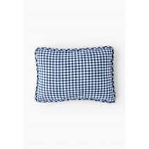 Coussin repose tête vichy, 25x35cm - Bleu - Unique - Monoprix