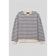 Sweat à rayures - Beige clair - 12 ans - Enfant - Monoprix