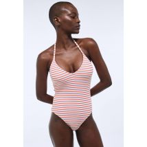 Maillot de bain 1 pièce lea - Orange - 42 - Femme - Monoprix
