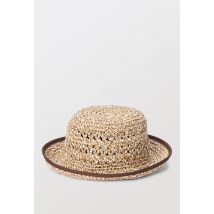 Chapeau bicolore - Beige - Unique - Femme - Monoprix