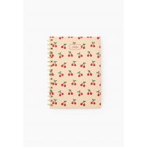 Carnet a5 ligné, 80 pages - Rouge - Unique - Monoprix