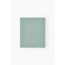 Monoprix Maison - Drap de bain nid d'abeille, en coton bio gots - Vert clair - 100x150
