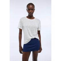 Tunique de plage en coton - Beige Ecru - M - Femme - Monoprix