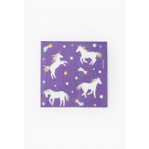 Lot de serviettes thème licorne