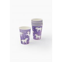 Lot de 8 gobelets thème licorne