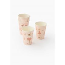 8 gobelets en carton ballerines