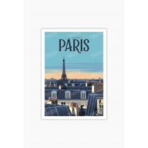 Affiches, 50x70cm - paris les toits""