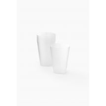 Lot de 6 gobelets en plastique réutilisable, 30cl