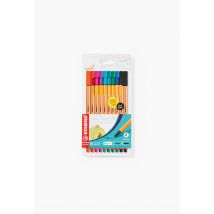 10 stylo-feutres d'écriture point 88, encres assorties, pointe fine