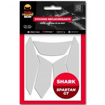 Stickers Réfléchissants Fear The Yellow Bear REPLICA SHARK SPARTAN GT