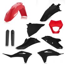 Kit plastiques Acerbis FULL KIT ROUGE/NOIR