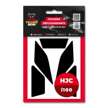 Stickers Réfléchissants Fear The Yellow Bear REPLICA HJC I100