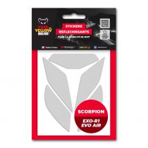 Stickers Réfléchissants Fear The Yellow Bear REPLICA SCORPION EXO R1 EVO AIR