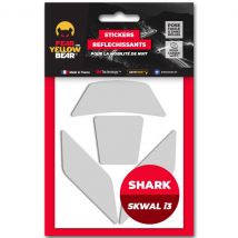 Stickers Réfléchissants Fear The Yellow Bear REPLICA SHARK SKWAL i3