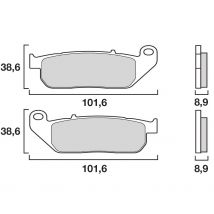Plaquettes de freins Brembo Sinter Métal Fritté avant