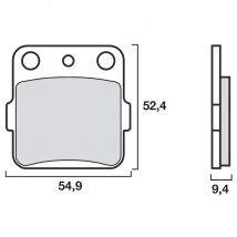 Plaquettes de freins Brembo Organique avant