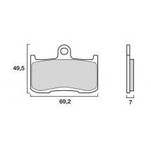 Plaquettes de freins Brembo Racing carbon avant