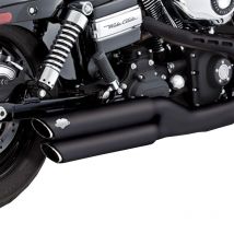 Silencieux Vance & Hines TWIN SLASH SLIP-ON BLACK