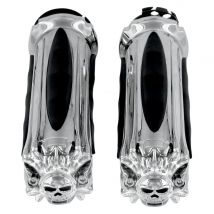 Poignées de guidon Kuryakyn zombie chrome