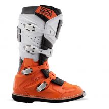 Bottes cross Gaerne GX1 ORANGE/WHITE 2025