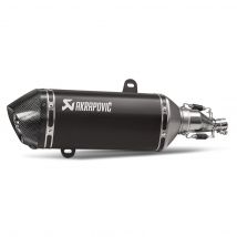 Silencieux Akrapovic Inox noir embout Carbone
