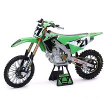 Miniature Newray Moto Kawasaki 450 KX Jason ANDERSON - Echelle 1/6°