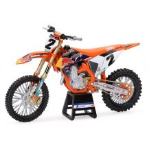 Miniature Newray Moto KTM 450 SX-F Red Bull Cooper WEBB - Echelle 1/12°