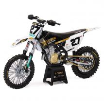 Miniature Newray Moto Husqvarna 450 FC Rockstar Malcolm STEWART - Echelle 1/12°