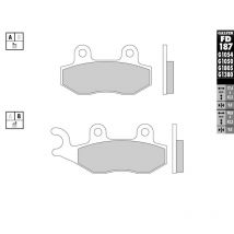 Plaquettes de freins Galfer Sinter Métal Fritté Avant