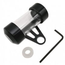 Porte assurance Brazoline cylindrique aluminium noir 70 mm