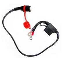 Câble chargeur de batterie Tecmate TM-71 FIXE AVEC CAPUCHON ETANCHE