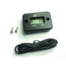 Compteur ART d'heure filaire noir
