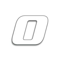 Numéros Blackbird 0 20x25cm blanc