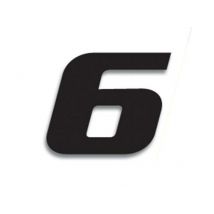 Numéros Blackbird 6 20x25cm noir