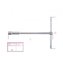 Clé en T Beta béquille simple douille profonde 6 pans