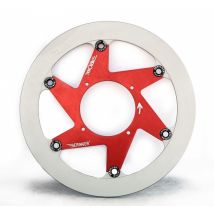 Disque de frein Rond Beringer flottant - rouge