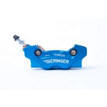 Etriers de frein Beringer axial gauche Aerotec MX 4 pistons bleu