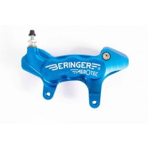 Etriers de frein Beringer axial gauche Aerotec 6 pistons Ø27mm bleu
