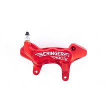 Etriers de frein Beringer axial gauche Aerotec 6 pistons Ø27mm rouge